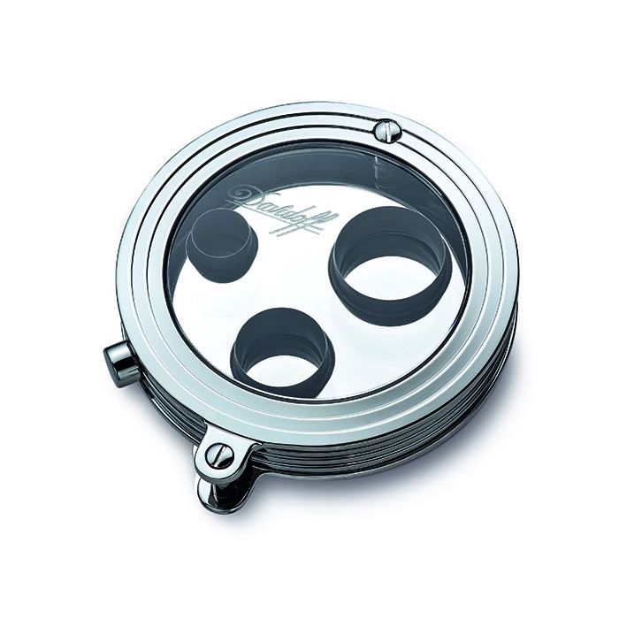 Davidoff Rundcutter Chromstahl gebürstet