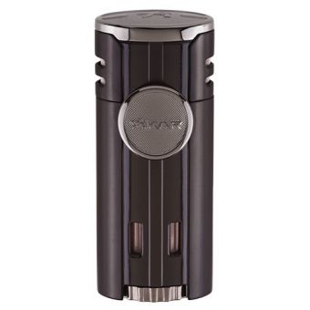 Xikar HP4 Jet Black Feuerzeug 4 Flammen