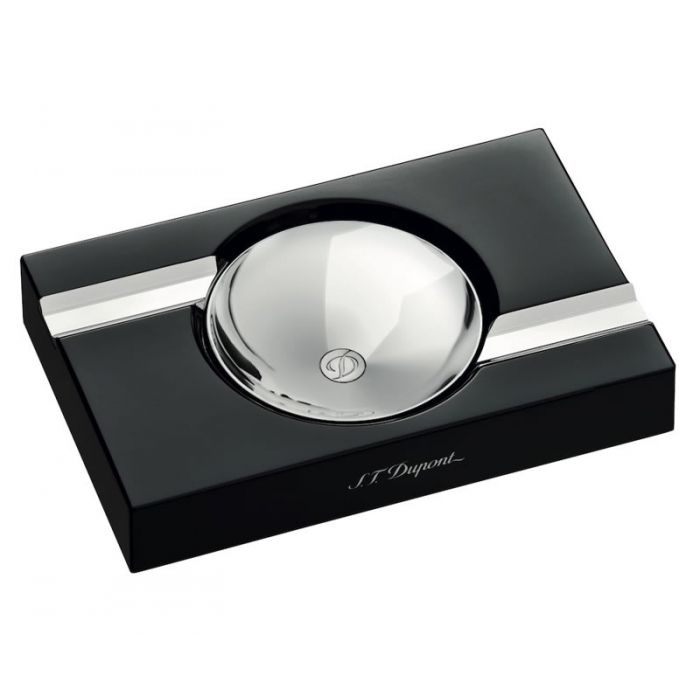 S.T. Dupont Zigarrenascher Chrom Schwarz